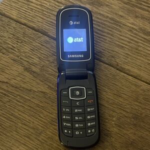Samsung SGH A107 - Gray & Black Cellular Phone AT&T